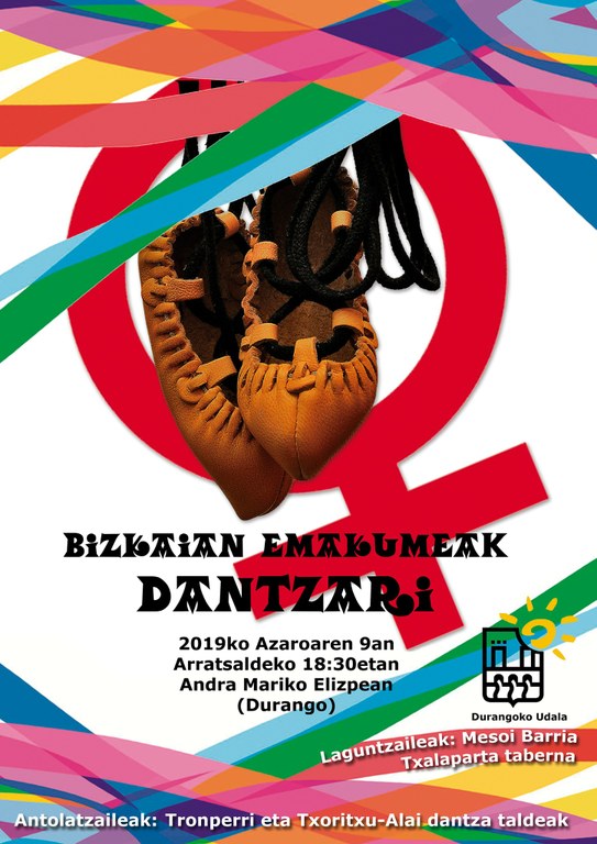 Emakumeen dantza ekitaldia Durangon