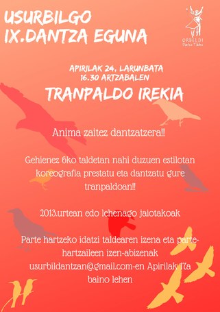 IX. Usurbilgo dantza eguna: Tranpaldo irekia