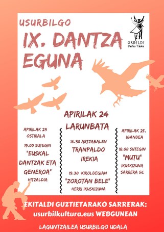IX. Usurbilgo dantza eguna: 'Zorotan bele' herri ikuskizuna
